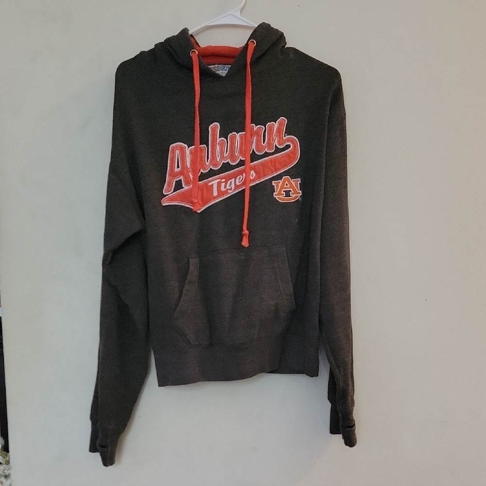 Pressbox Gray and Orange Hoodie